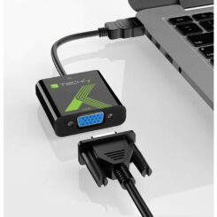 Techly HDMI - VGA+3.5mm M/F 0,15 m Zwart - Afbeelding 8