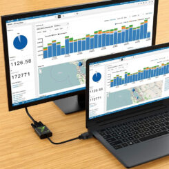 Techly HDMI - VGA+3.5mm M/F 0,15 m Zwart - Afbeelding 9
