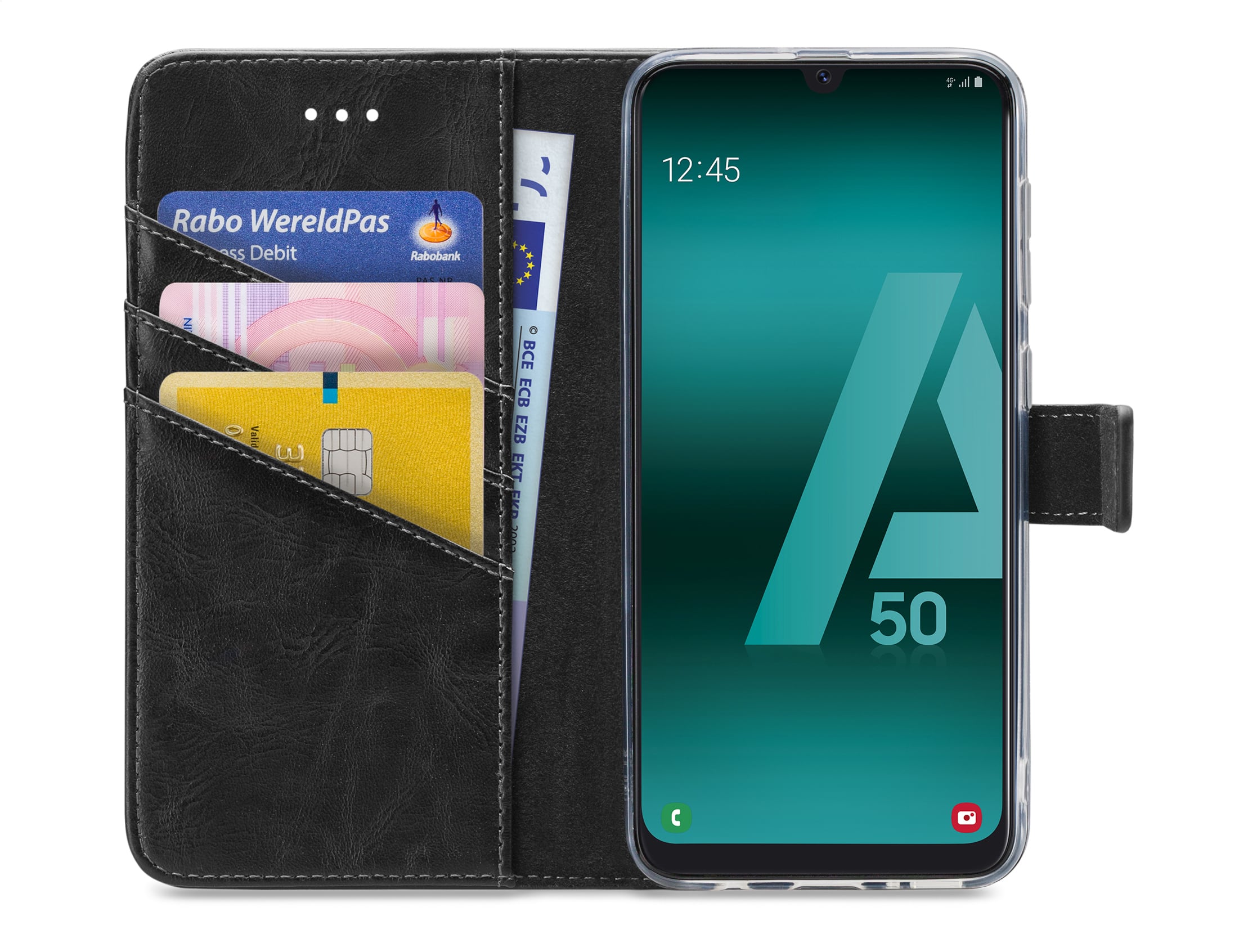 My Style Flex Wallet for Samsung Galaxy A30s/A50 Black - Afbeelding 2
