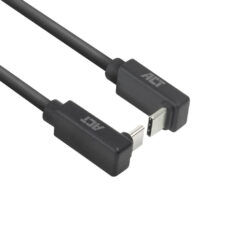 ACT USB 3.0 10Gbps 60W USB Type-C (haaks boven/beneden) naar USB Type-C (haaks boven/beneden) kabel, 0,5 meter