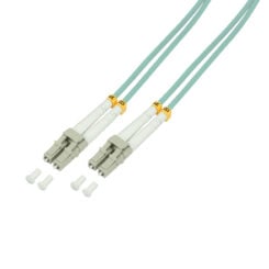 LogiLink 1m, LC - LC InfiniBand en Glasvezelkabel Blauw - Afbeelding 2