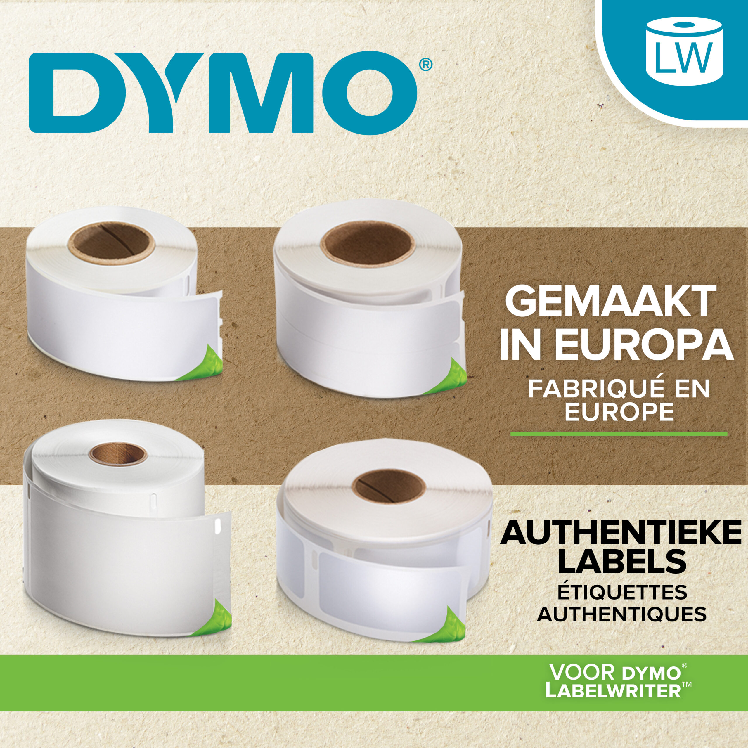 DYMO originele LabelWriter adreslabels | 28 mm x 89 mm | 12 rollen met elk 130 labels (1560 zelfklevende etiketten | Geschikt voor de LabelWriter labelprinters - Afbeelding 9