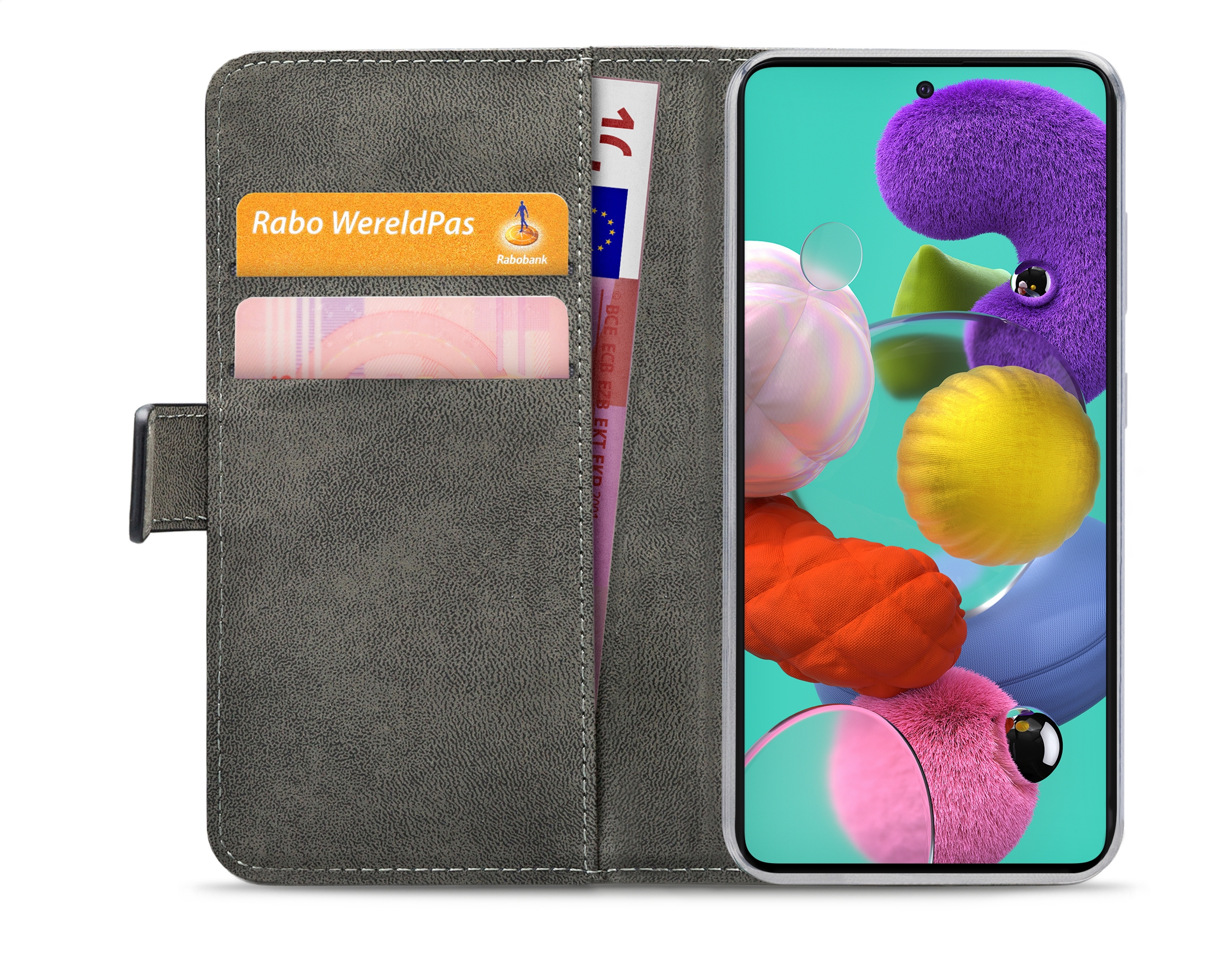 Mobilize Classic Gelly Wallet Book Case Samsung Galaxy A51 5G Black - Afbeelding 3