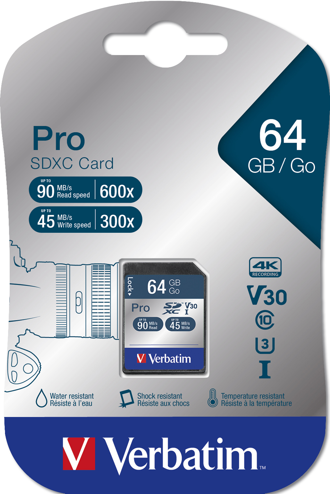 Verbatim Pro 64 GB SDXC UHS Klasse 10 - Afbeelding 3