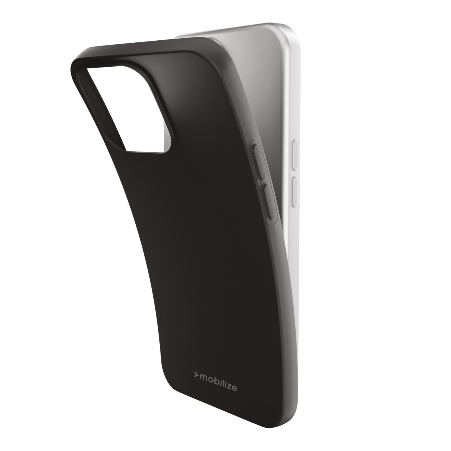 Mobilize Rubber Gelly Case Apple iPhone 14 Pro Matt Black - Afbeelding 3