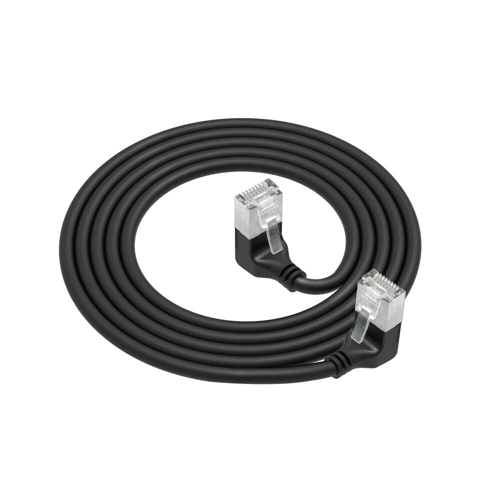 ACT DA5900 netwerkkabel Zwart 0,5 m Cat6a U/FTP (STP)