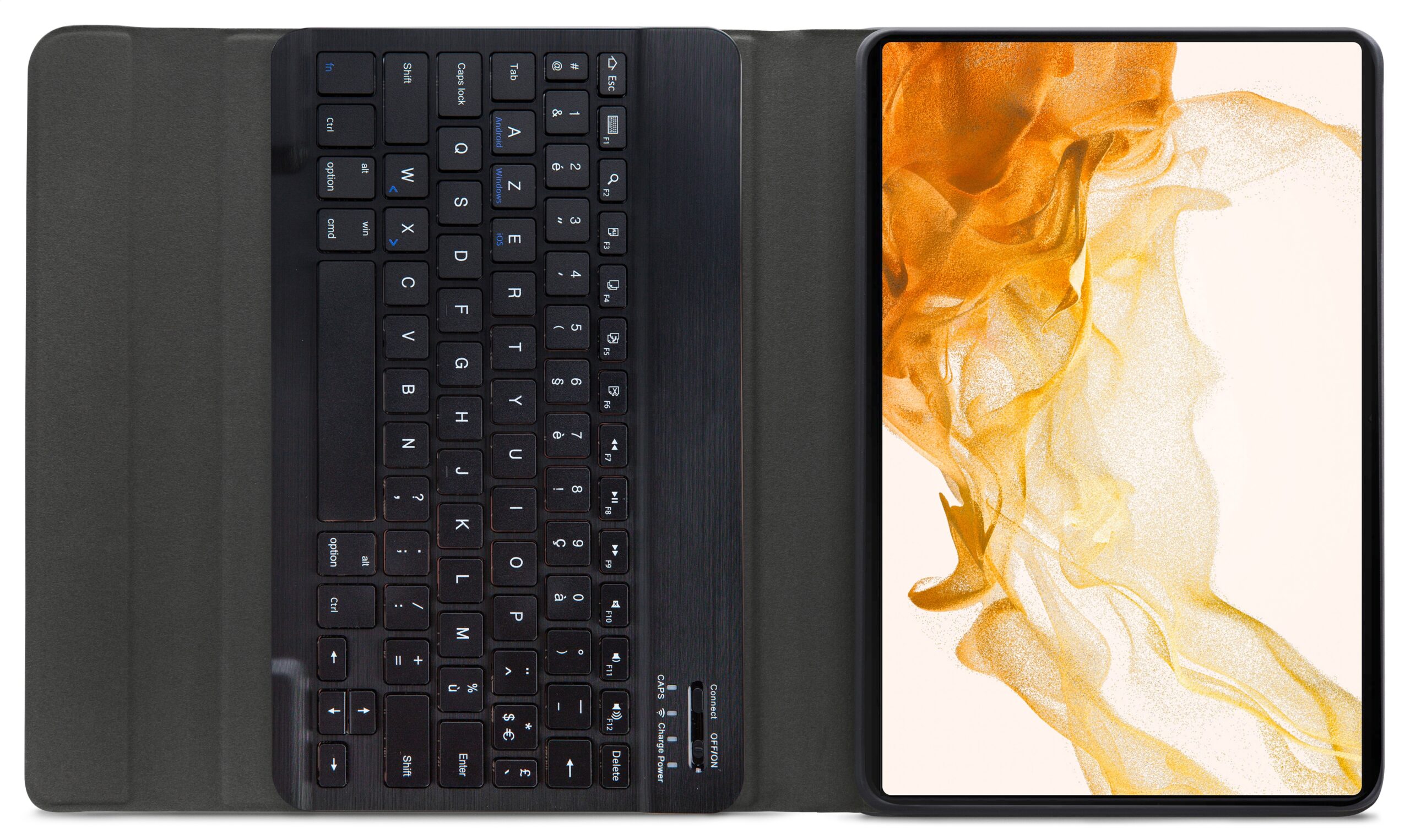 Mobilize Detachable Bluetooth Keyboard Case Samsung Galaxy Tab S7/S8 11 Black AZERTY - Afbeelding 3