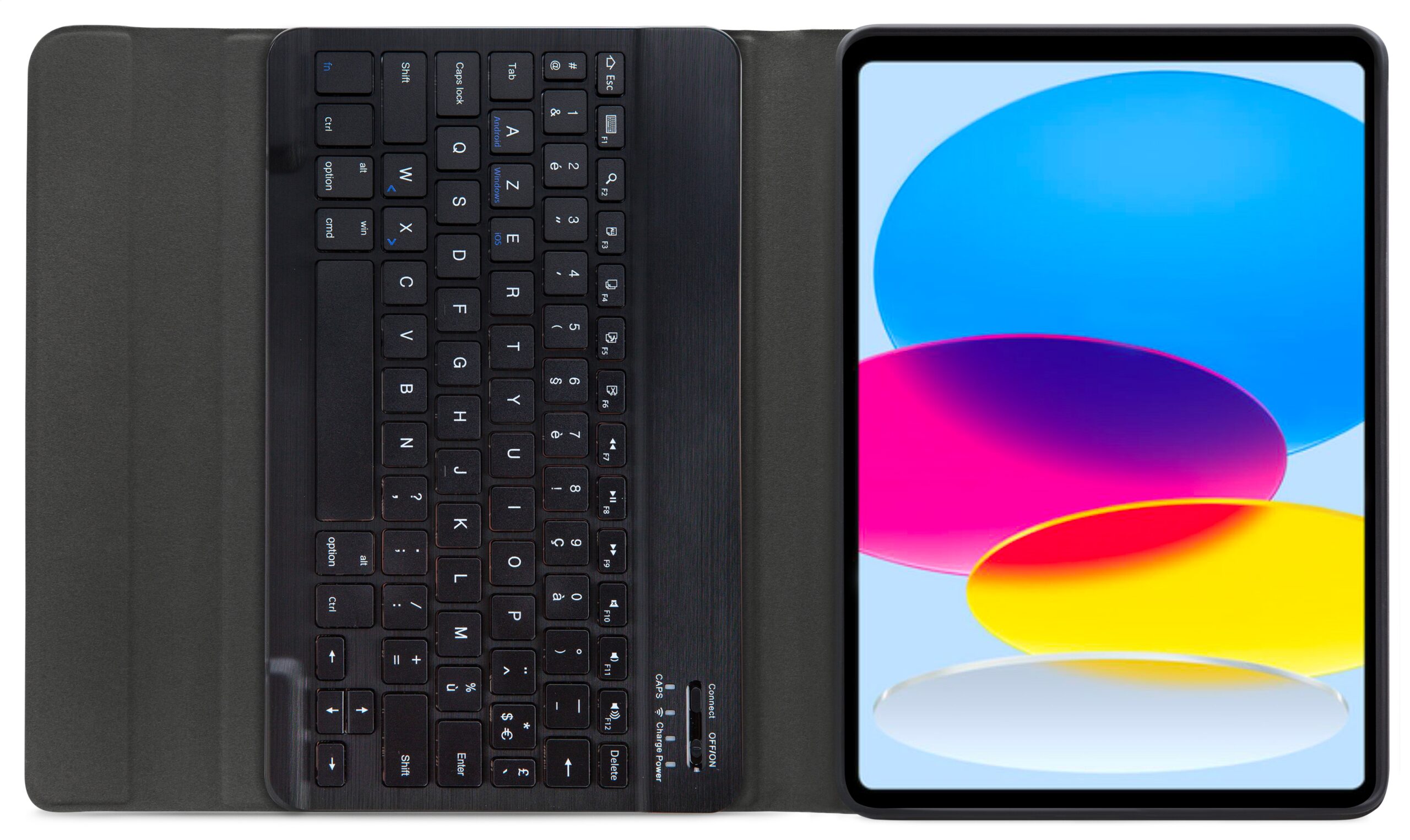 Mobilize Detachable Bluetooth Keyboard Case Apple iPad 10.9 (2022)/iPad 11 (2025) Black AZERTY - Afbeelding 3