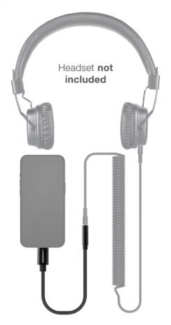 Mobilize Strong Nylon Audio Adapter USB-C to 3.5mm 15cm Black