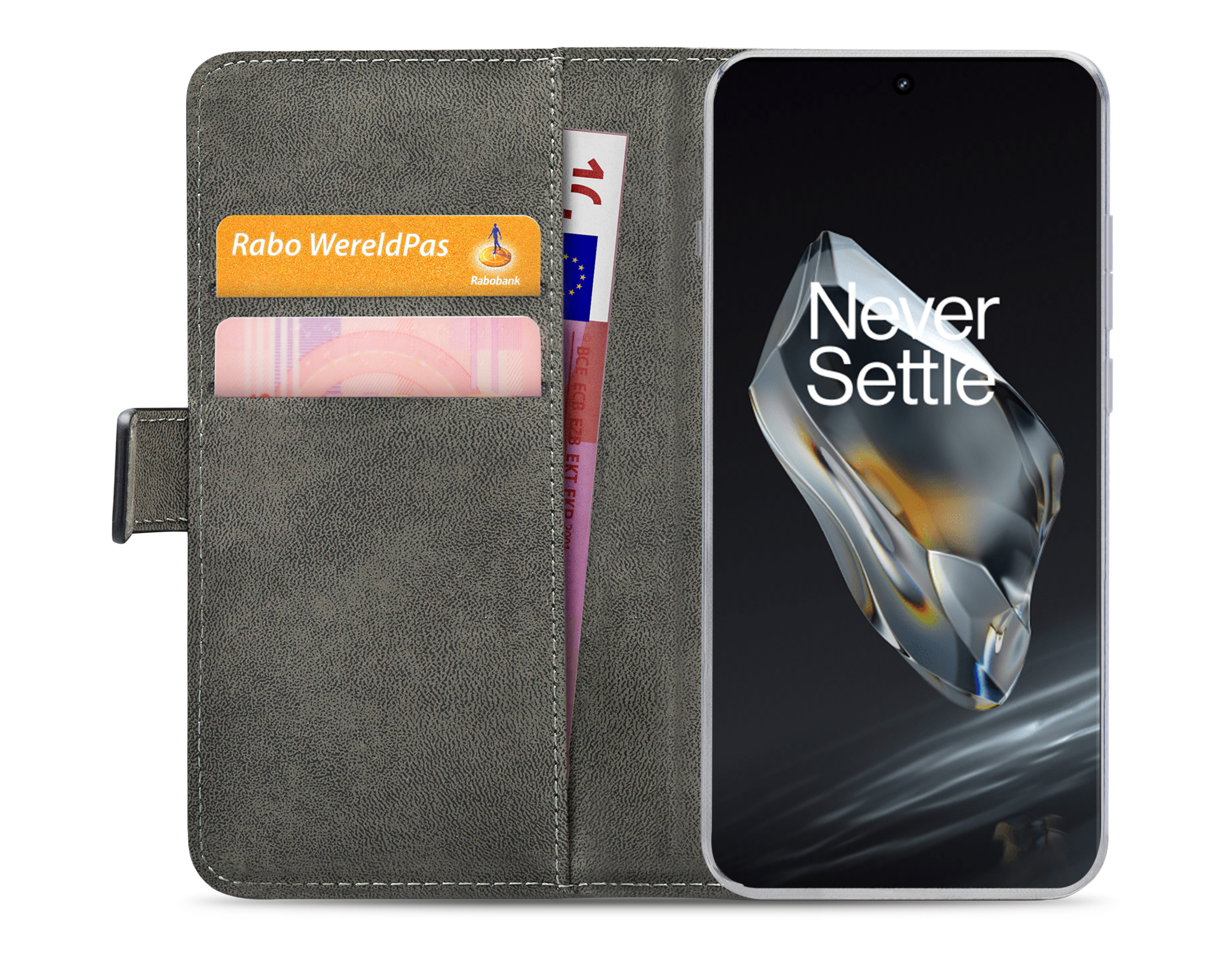Mobilize Classic Gelly Wallet Book Case OnePlus 12 Black - Afbeelding 3