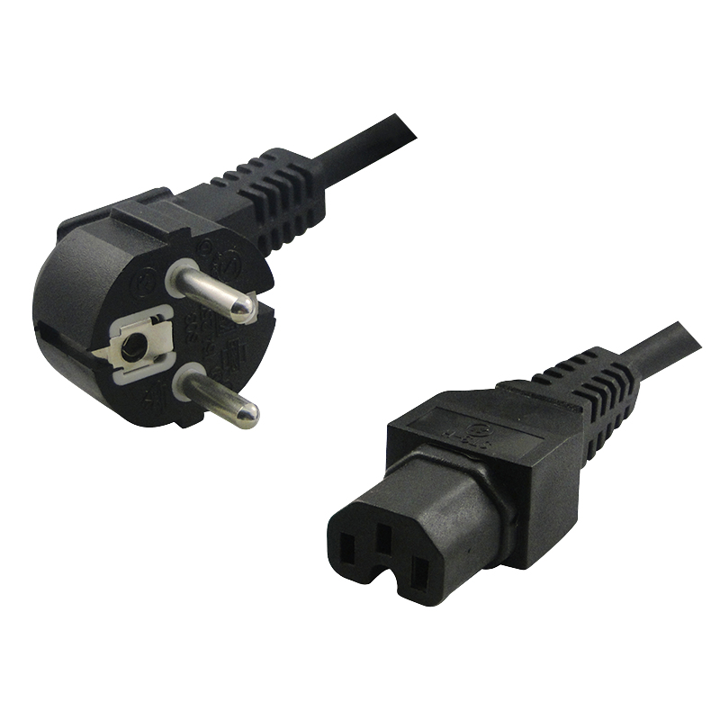 LogiLink CP105 electriciteitssnoer Zwart 2 m C13 stekker C15 stekker