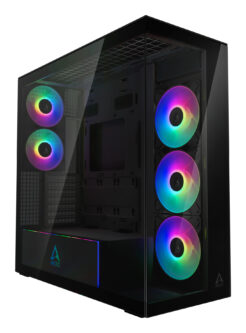 ARCTIC Xtender (Mirror Black) Midi Tower Zwart