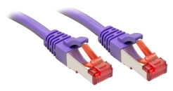 Lindy Rj45/Rj45 Cat6 0.3m netwerkkabel Violet 0,3 m S/FTP (S-STP)