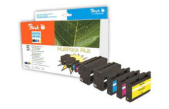 Peach 319225 inktcartridge 5 stuk(s) Zwart, Blauw, Cyaan, Magenta