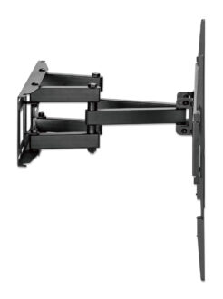 Manhattan Wandbeugel voor TV’s en monitoren (Volledig Verstelbaar), voor schermen 32–65", VESA-compatibiliteit: van 100x100 tot 600x400 mm (controleer de afmetingen van de vier montagegaten aan de achterzijde), max 40 kg, zwart - Afbeelding 5