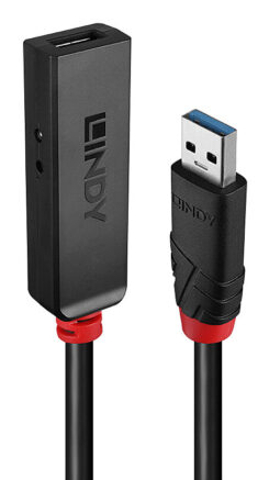 Lindy 43402 interface hub USB 3.2 Gen 1 (3.1 Gen 1) Type-C 5000 Mbit/s Zwart - Afbeelding 2