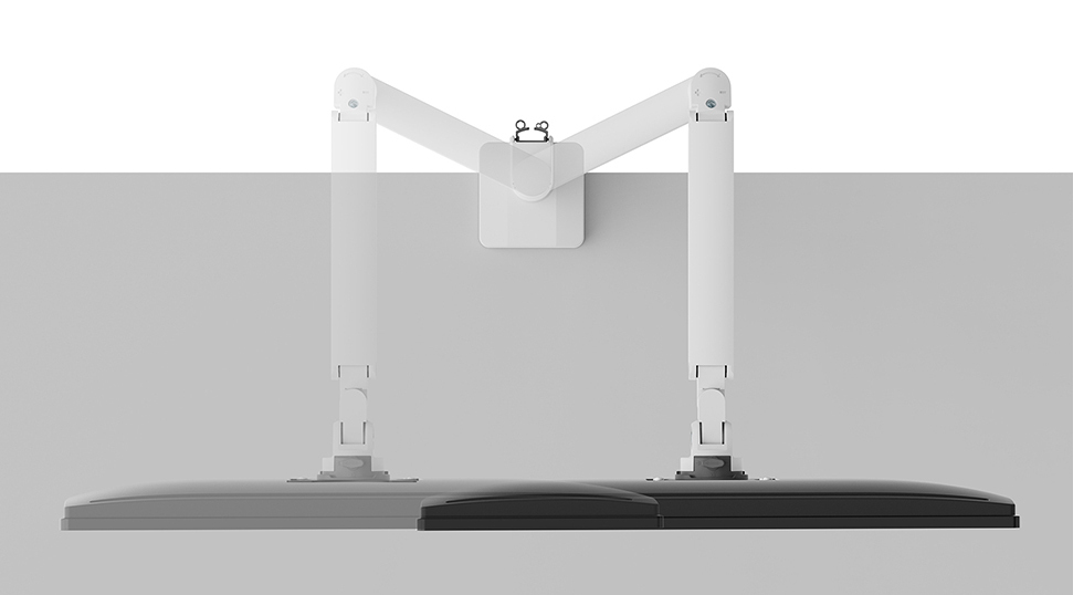 Neomounts DS70-250WH1 Monitorarm 17-35" - gasveer - Topfix - 180°-stop - Afbeelding 7