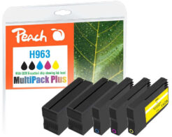 Peach 6ZC70AE inktcartridge 5 stuk(s) Compatibel Zwart, Cyaan, Magenta, Geel - Afbeelding 2