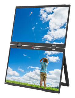 Verbatim Portable 15.6" FHD Dual Monitor Essentials Draagbare monitor Zwart 39,6 cm (15.6") LCD 1920 x 1080 Pixels - Afbeelding 2