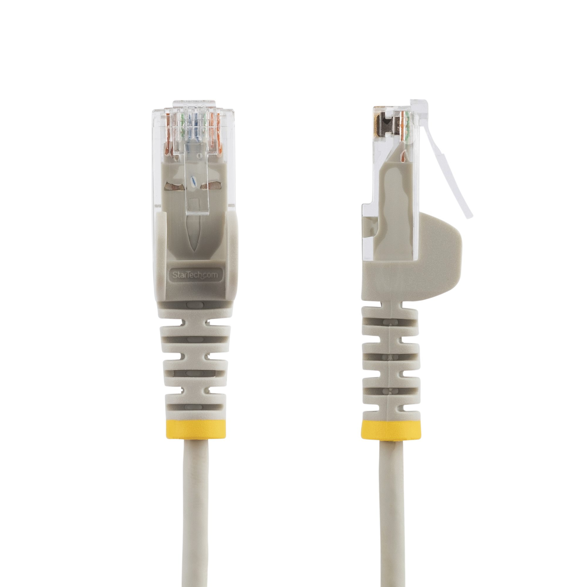 StarTech.com 15m Dunne CAT6 Ethernet Kabel, Grijs, Snagless, 100W PoE, UTP, LSZH, 28AWG Pure Koperdraad, Slim RJ45 Netwerk Patchkabel met Trekontlasting, Fluke Getest - Afbeelding 3