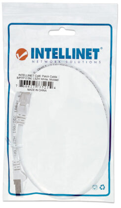 Intellinet Netwerk patchkabel Cat6, 0,5 m, wit, koper, S/FTP, LSOH/LSZH, PVC, RJ45, vergulde contacten, snagless, booted, levenslange garantie - Afbeelding 6