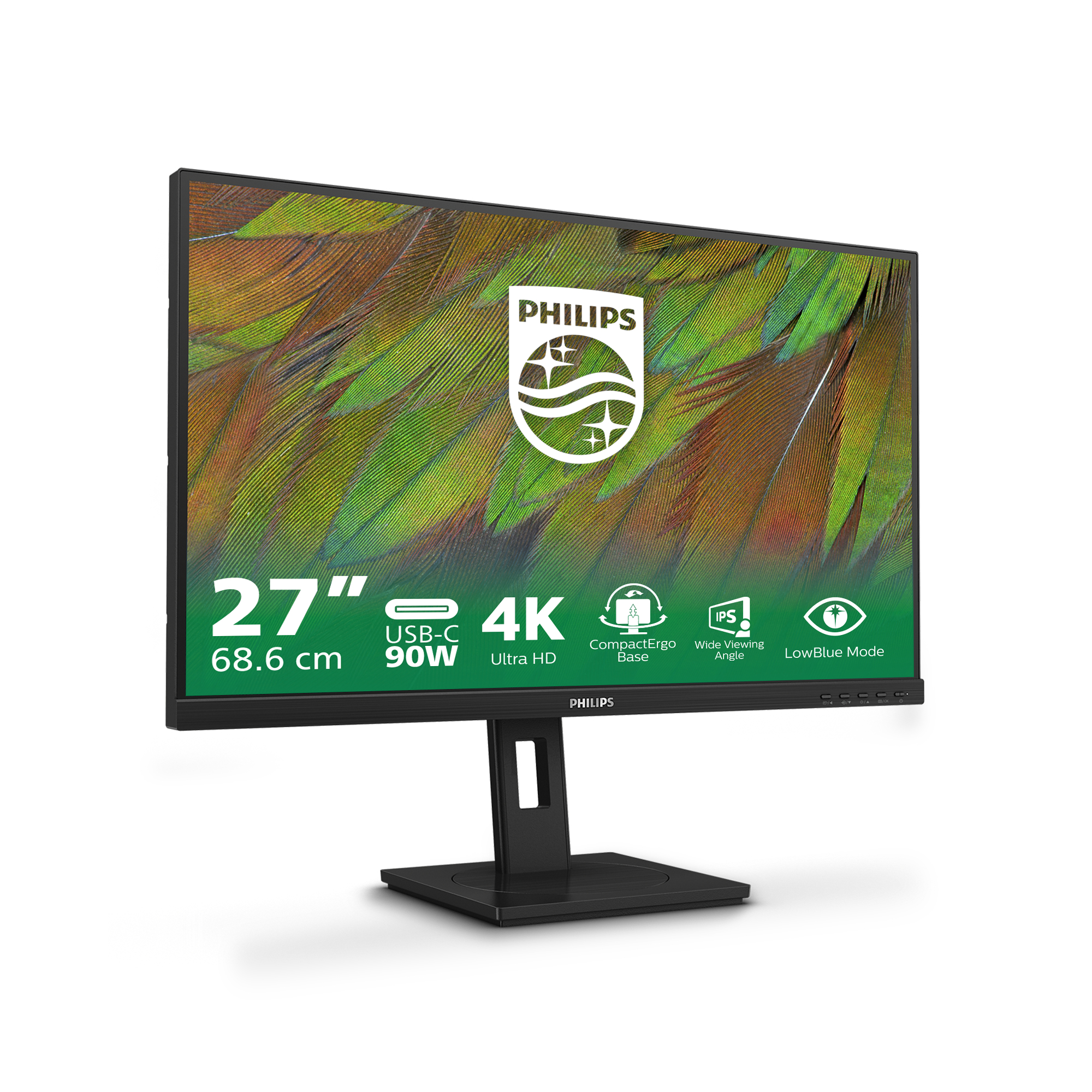 Philips 3000 series 27B1U3900/00 computer monitor 68,6 cm (27") 3840 x 2160 Pixels 4K Ultra HD LCD Zwart - Afbeelding 3