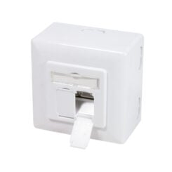 LogiLink NP0039A wandcontactdoos RJ-45 Metallic, Wit - Afbeelding 3