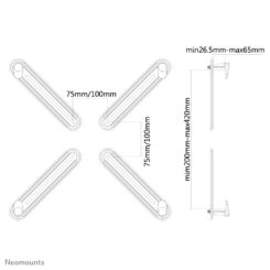 Neomounts FPMA-VESANON VESA-adapter 13-27" - Afbeelding 10