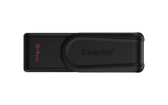 Kingston Technology DataTraveler 64GB Portable USB 3.2 Gen 1 Exodia S (Black/Black)