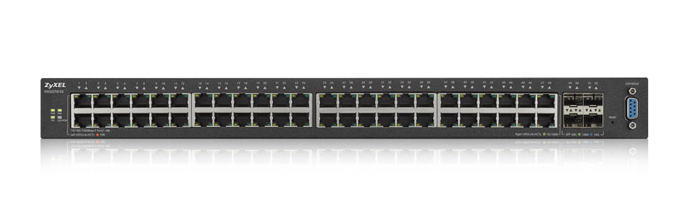 Zyxel XGS2210-52 Managed L2 Gigabit Ethernet (10/100/1000) 1U Zwart - Afbeelding 4