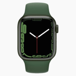 Forza Refurbished Apple Watch Series 7 45 mm Aluminium groen 4g met groen sportbandje - zichtbaar gebruikt