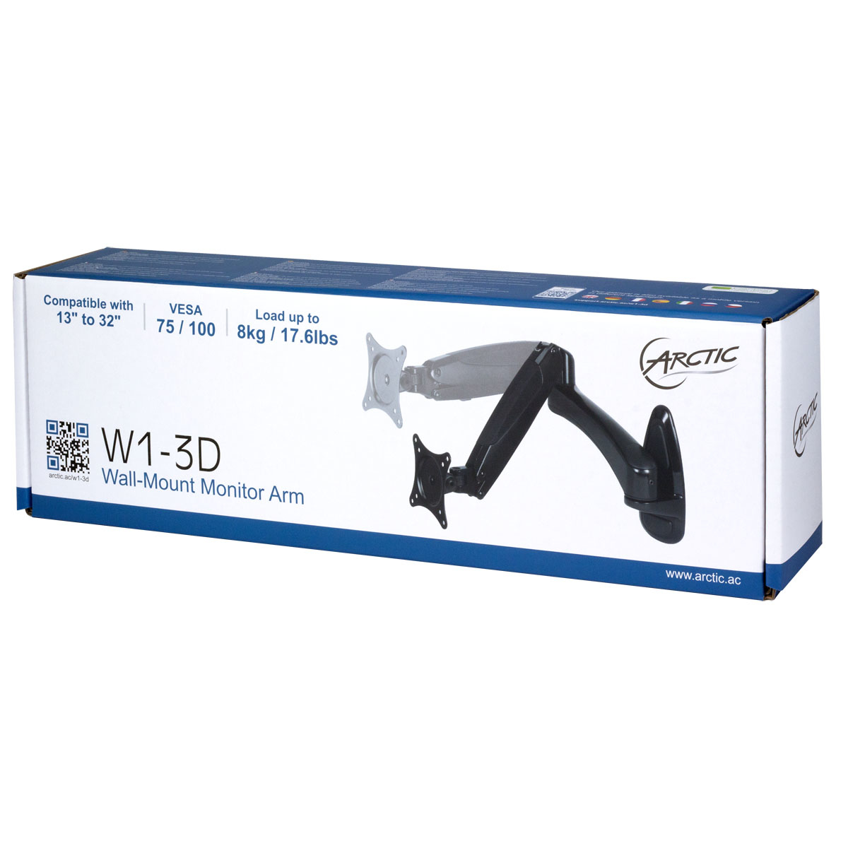 ARCTIC W1-3D 81,3 cm (32") Muur Zwart - Afbeelding 13