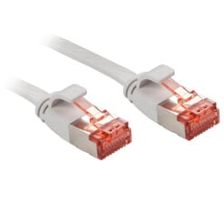 Lindy RJ45 Cat.6 U/FTP 5m netwerkkabel Grijs Cat6 U/FTP (STP)