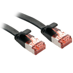 Lindy RJ45 Cat.6 U/FTP 5m netwerkkabel Zwart Cat6 U/FTP (STP)