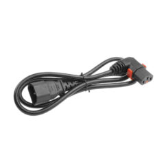ACT Netsnoer C14 - C13 IEC Lock (rechts haaks) zwart 3 m, PC2049 - Afbeelding 3