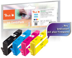 Peach 0F319477 inktcartridge 4 stuk(s) Zwart, Cyaan, Magenta, Geel