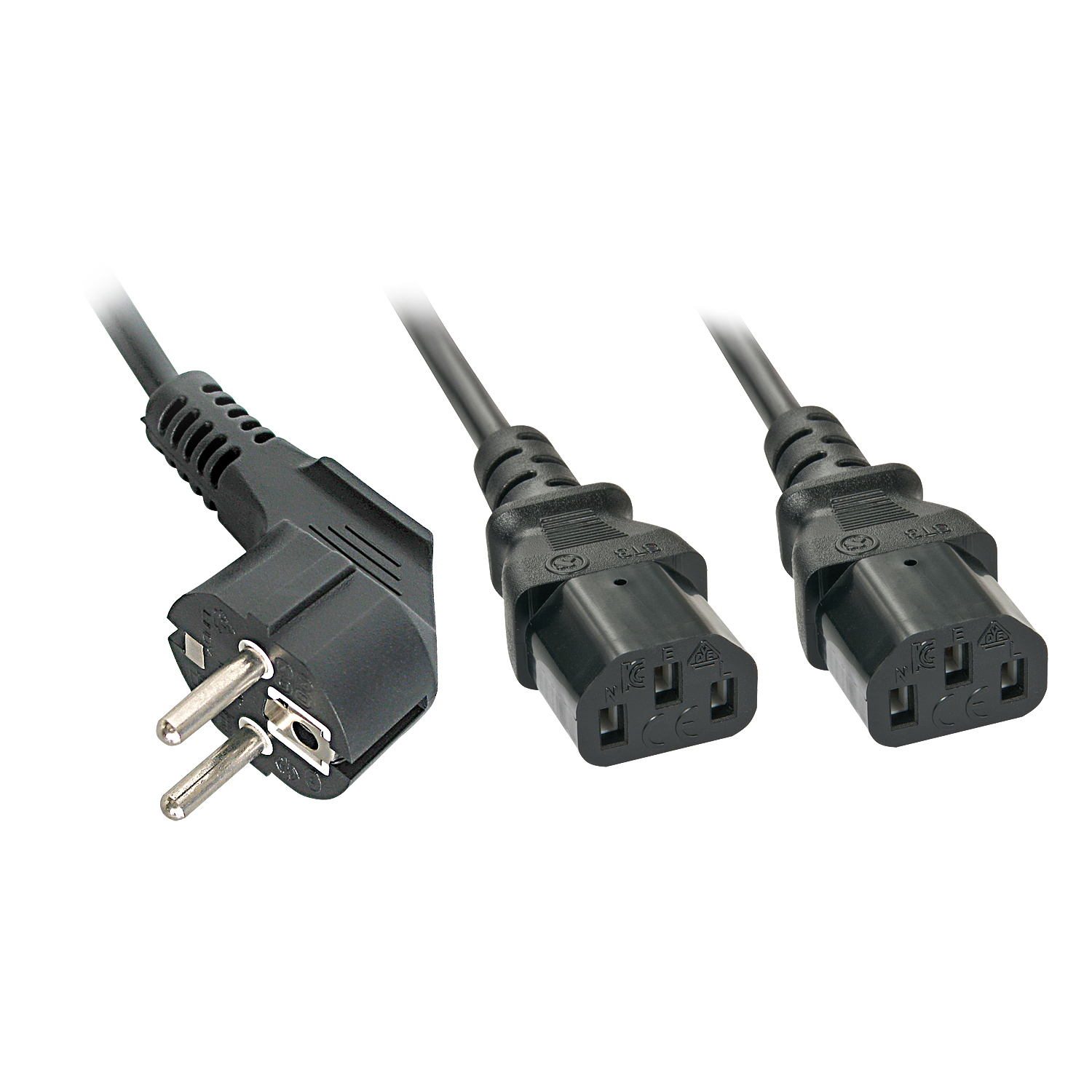 Lindy 30048 electriciteitssnoer Zwart CEE7/14 - Afbeelding 2