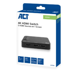 ACT 4K HDMI Switch 5 in, 1 out - Afbeelding 4