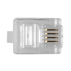 ACT RJ11 (6P/4C) modulaire connector voor platte kabel - Afbeelding 3