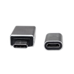 LogiLink AU0040 tussenstuk voor kabels USB 3.1 C USB 3.0 A, Micro USB 2.0 Aluminium - Afbeelding 5