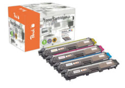 Peach 0F111929 tonercartridge 4 stuk(s) Zwart, Cyaan, Magenta, Geel