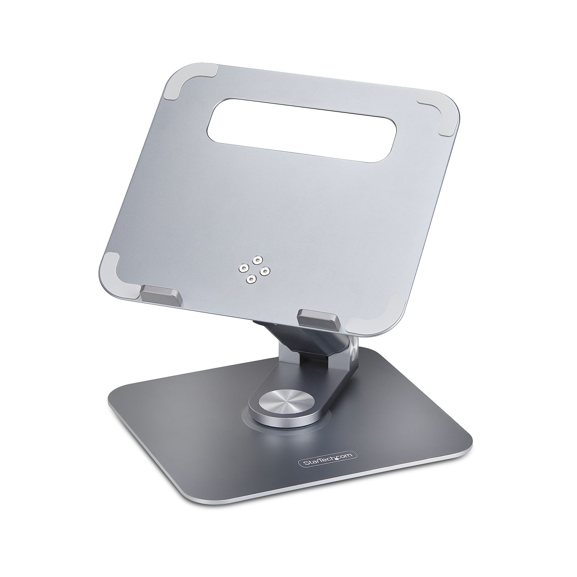 StarTech.com Telescopische Laptopstandaard, 360 Roterende Voet, Draaibare Laptophouder voor Bureau, In Hoogte Verstelbaar & Kantelbaar, Max 5kg, Aluminium - Afbeelding 6