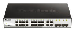 D-Link DGS-1210-20 Managed L2 Gigabit Ethernet (10/100/1000) 1U Zwart