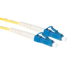 ACT 0,5 meter LSZH Singlemode 9/125 OS2 glasvezel patchkabel simplex met LC connectoren