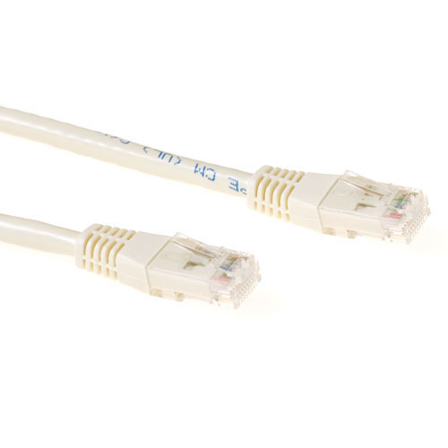 ACT Ivoor 25 meter U/UTP CAT6 patchkabel met RJ45 connectoren - Afbeelding 2