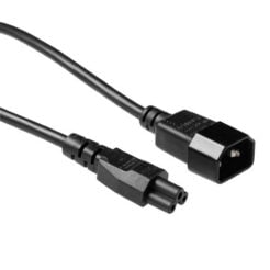 ACT Netsnoer C14 - C5 zwart 2 m - Afbeelding 2