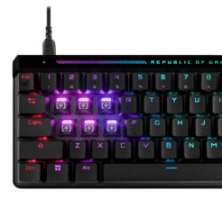 ASUS ROG Falchion Ace HFX toetsenbord Gamen USB QWERTZ Duits Zwart - Afbeelding 11