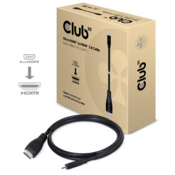 CLUB3D Micro HDMI™ naar HDMI™ 2.0 4K60Hz Kabel 1M - Afbeelding 3