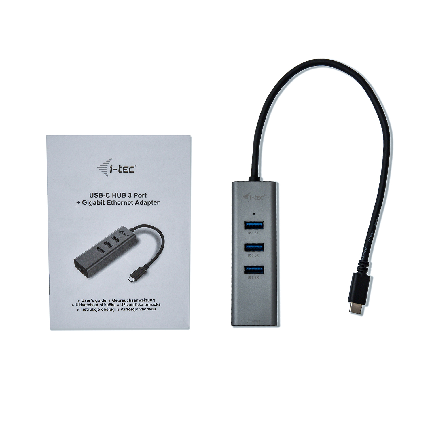 i-tec Metal USB-C HUB 3 Port + Gigabit Ethernet Adapter - Afbeelding 5