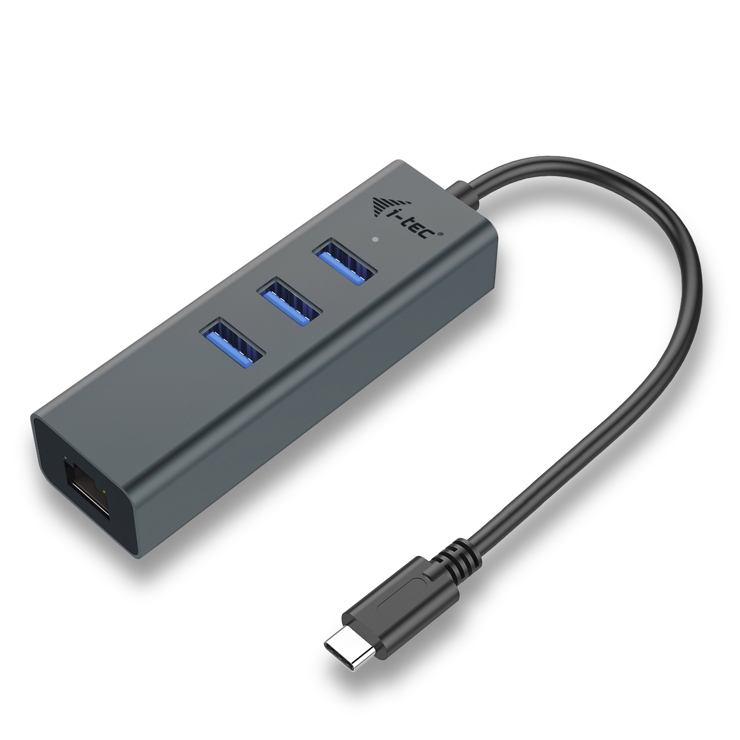 i-tec Metal USB-C HUB 3 Port + Gigabit Ethernet Adapter - Afbeelding 2